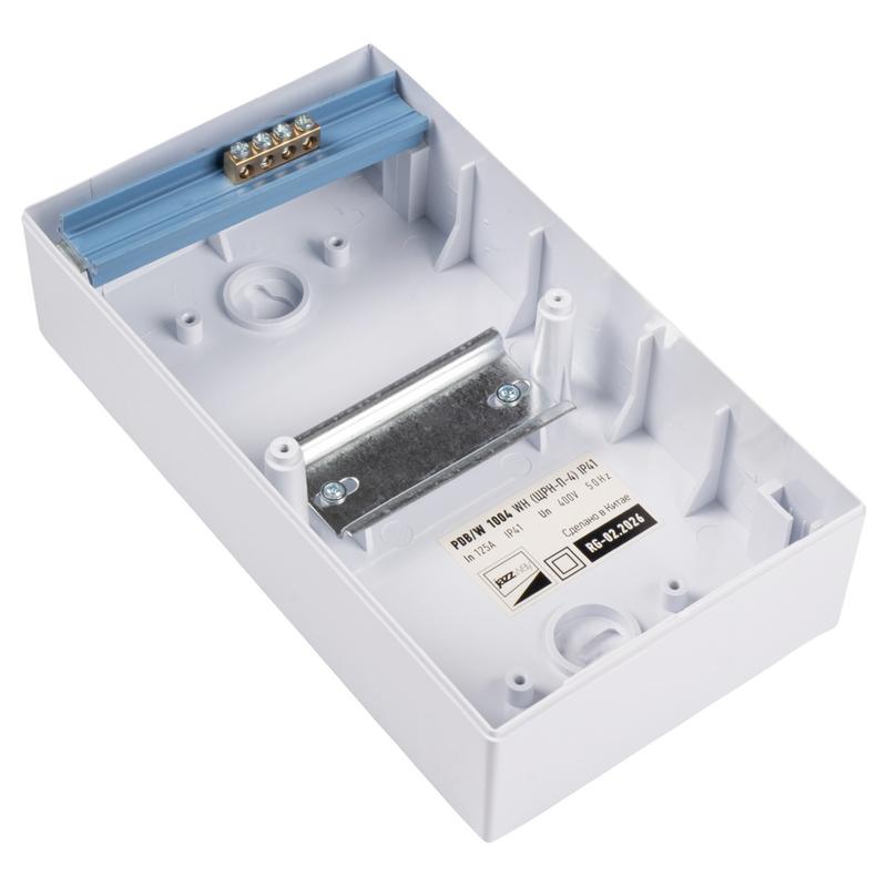 Бокс модульный накладной PDB/W 1004 WH (ЩРН-П- 4) IP41 пластик. Pro JazzWay 5071643 в интернет-магазине Рэмкабель