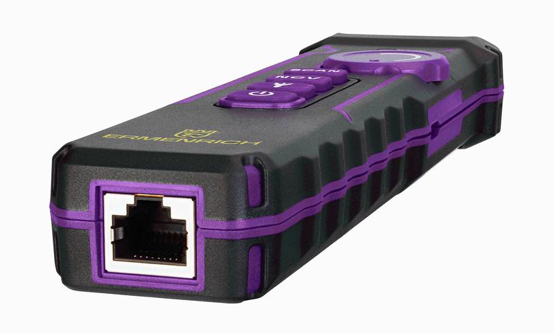 Тестер кабельный многофункциональный NetGeeks NP60 фиолет. Ermenrich 84551 в интернет-магазине Рэмкабель
