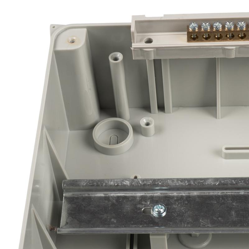 Бокс модульный накладной PDB/W 4015 GR (ЩРН-ПГ-15) IP65 пластик. Pro JazzWay 5072107 в интернет-магазине Рэмкабель