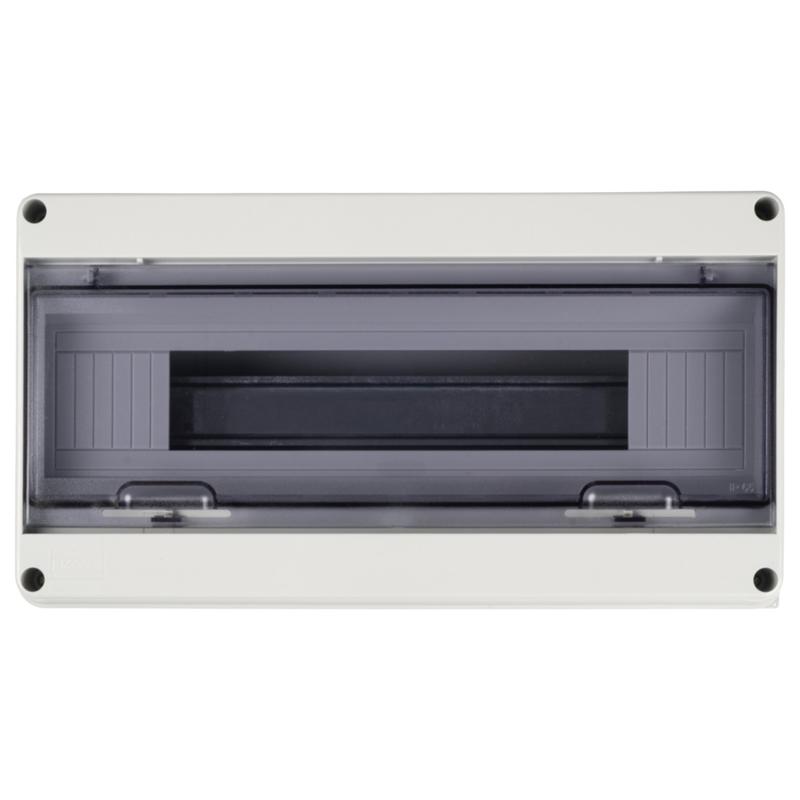 Бокс модульный накладной PDB/W 4018 GR (ЩРН-ПГ-18) IP65 пластик. Pro JazzWay 5072121 в интернет-магазине Рэмкабель