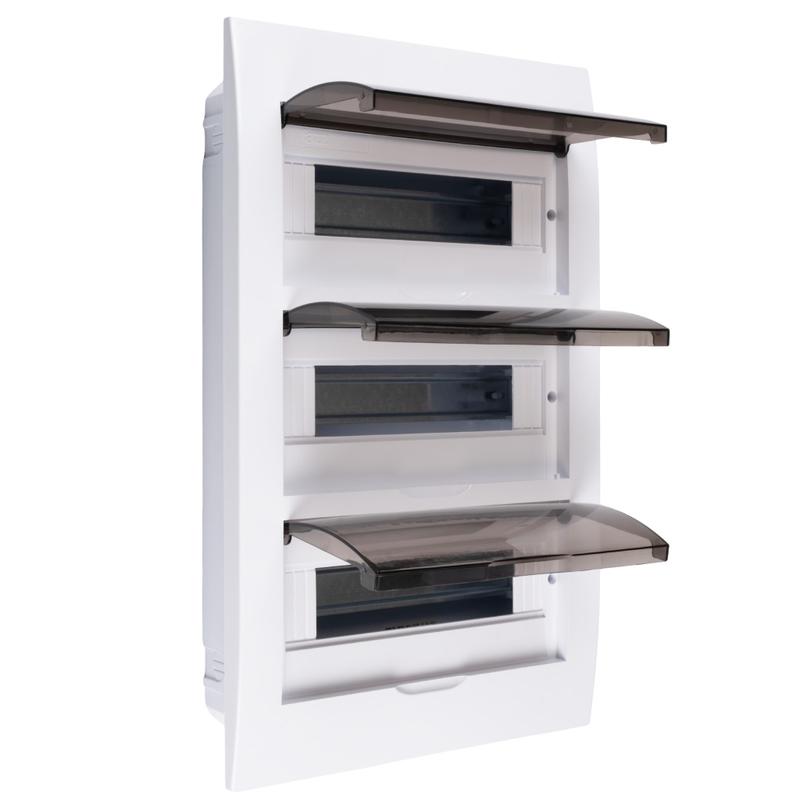 Бокс модульный встраив. PDB/R 1036 WH (ЩРВ-П-36) IP41 пластик. Pro JazzWay 5071780 в интернет-магазине Рэмкабель