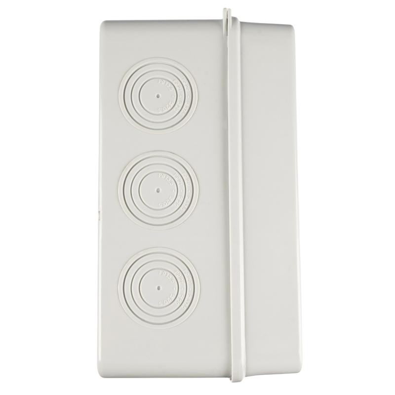 Бокс модульный накладной PDB/W 4015 GR (ЩРН-ПГ-15) IP65 пластик. Pro JazzWay 5072107 в интернет-магазине Рэмкабель