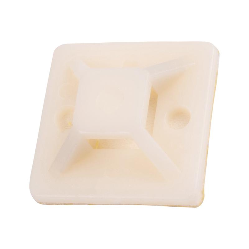 Площадка самоклеящаяся под хомуты PCP-SG 25х25-100WH PA6.6 бел. (уп.100шт) JazzWay 5055049 в интернет-магазине Рэмкабель