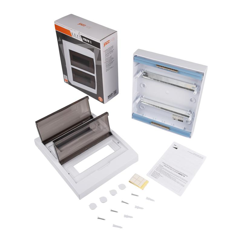 Бокс модульный накладной PDB/W 1024 WH (ЩРН-П-24) IP41 пластик. Pro JazzWay 5071698 в интернет-магазине Рэмкабель