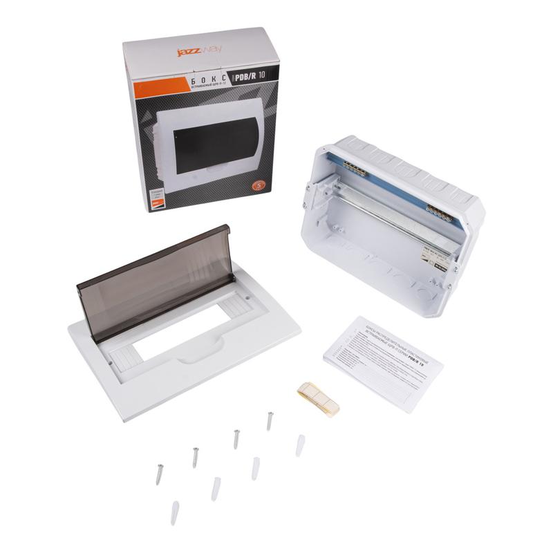 Бокс модульный встраив. PDB/R 1012 WH (ЩРВ-П-12) IP41 пластик. Pro JazzWay 5071759 в интернет-магазине Рэмкабель