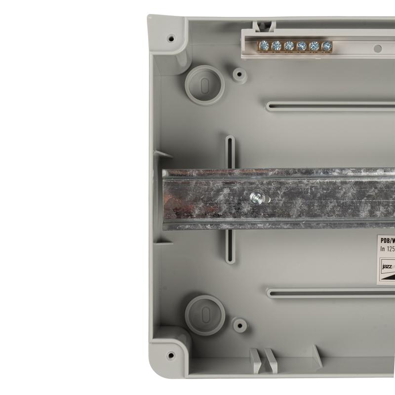 Бокс модульный накладной PDB/W 4012 GR (ЩРН-ПГ-12) IP65 пластик. Pro JazzWay 5072084 в интернет-магазине Рэмкабель
