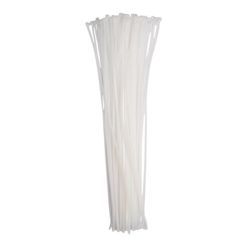 Хомут кабельный (стяжка) PCT 4.8х450-100WH 4.8х450 PA6.6 бел. (уп.100шт) JazzWay 5054127 в интернет-магазине Рэмкабель