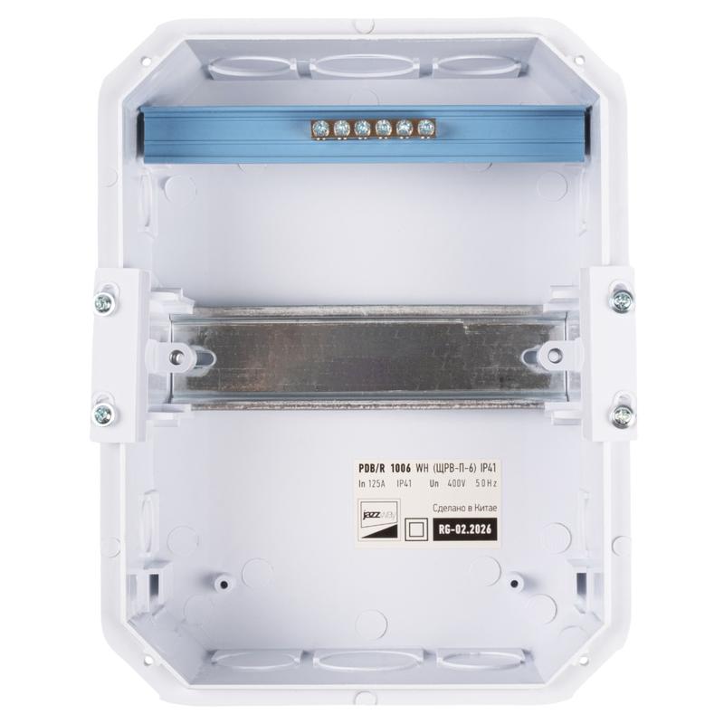 Бокс модульный встраив. PDB/R 1006 WH (ЩРВ-П- 6) IP41 пластик. Pro JazzWay 5071735 в интернет-магазине Рэмкабель