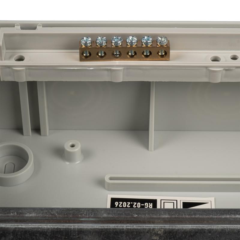 Бокс модульный накладной PDB/W 4024 GR (ЩРН-ПГ-24) IP65 пластик. Pro JazzWay 5072145 в интернет-магазине Рэмкабель