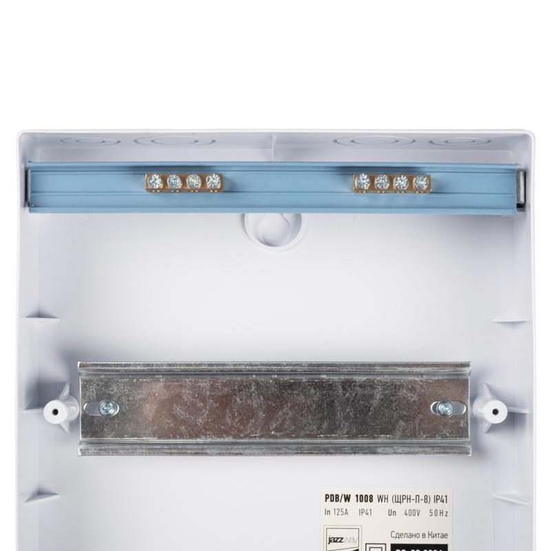 Бокс модульный накладной PDB/W 1008 WH (ЩРН-П- 8) IP41 пластик. Pro JazzWay 5071667 в интернет-магазине Рэмкабель