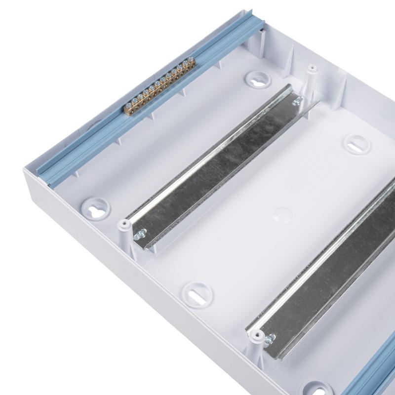 Бокс модульный накладной PDB/W 1024 WH (ЩРН-П-24) IP41 пластик. Pro JazzWay 5071698 в интернет-магазине Рэмкабель