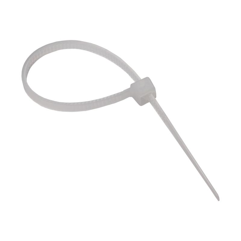 Хомут кабельный (стяжка) PCT 2.5х080-100WH 2.5х80 PA6.6 бел. (уп.100шт) JazzWay 5053670 в интернет-магазине Рэмкабель