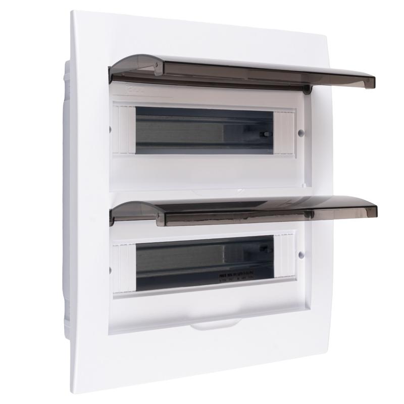 Бокс модульный встраив. PDB/R 1024 WH (ЩРВ-П-24) IP41 пластик. Pro JazzWay 5071773 в интернет-магазине Рэмкабель