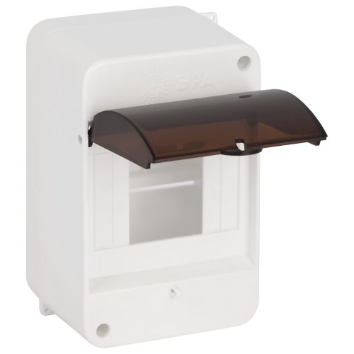 Корпус навесной SIMPLE КМПн 1/4 IP30 пластик.; прозр. крышка; бел. kmpn1.4t Эра Б0069239 в интернет-магазине Рэмкабель