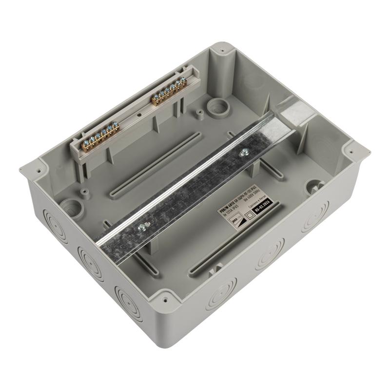 Бокс модульный накладной PDB/W 4012 GR (ЩРН-ПГ-12) IP65 пластик. Pro JazzWay 5072084 в интернет-магазине Рэмкабель
