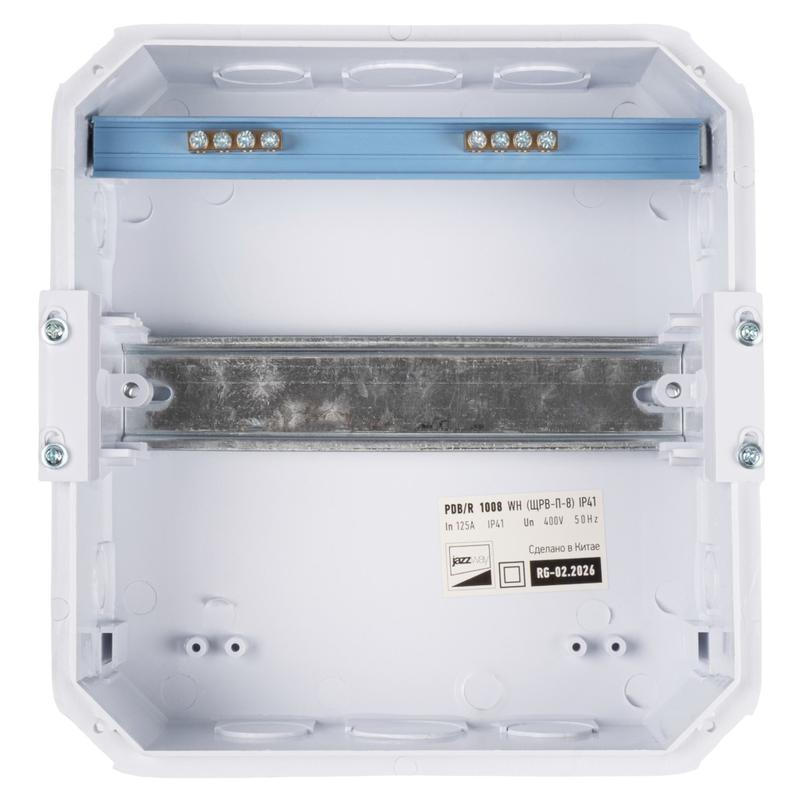 Бокс модульный встраив. PDB/R 1008 WH (ЩРВ-П- 8) IP41 пластик. Pro JazzWay 5071742 в интернет-магазине Рэмкабель