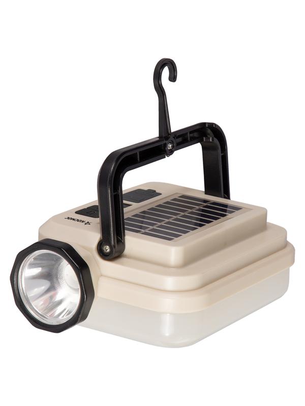 Фонарь кемпинговый аккум. 5Вт Laser Led/59 SMDLed/Li-ion2х18650/2400мА.ч солн.пан КОСМОСKOC620Lit в интернет-магазине Рэмкабель