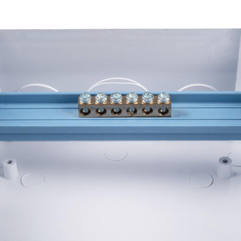 Бокс модульный встраив. PDB/R 1006 WH (ЩРВ-П- 6) IP41 пластик. Pro JazzWay 5071735 в интернет-магазине Рэмкабель