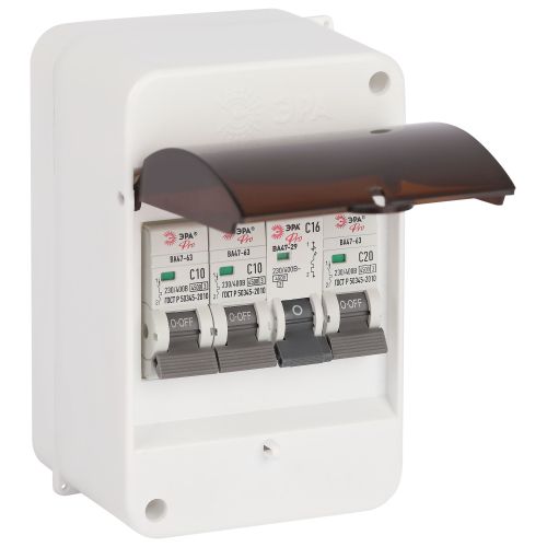 Корпус навесной SIMPLE КМПн 1/4 IP30 пластик.; прозр. крышка; бел. kmpn1.4t Эра Б0069239 в интернет-магазине Рэмкабель