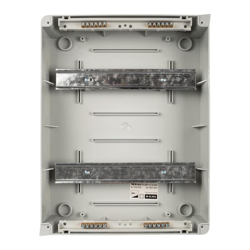 Бокс модульный накладной PDB/W 4024 GR (ЩРН-ПГ-24) IP65 пластик. Pro JazzWay 5072145 в интернет-магазине Рэмкабель