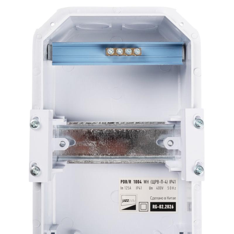 Бокс модульный встраив. PDB/R 1004 WH (ЩРВ-П- 4) IP41 пластик. Pro JazzWay 5071728 в интернет-магазине Рэмкабель