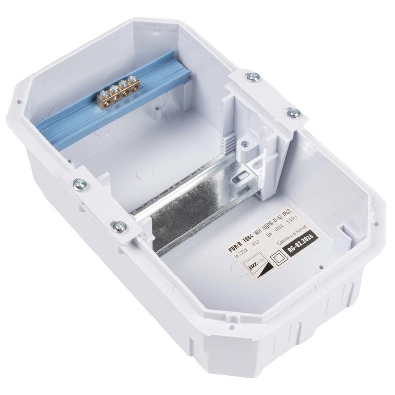 Бокс модульный встраив. PDB/R 1004 WH (ЩРВ-П- 4) IP41 пластик. Pro JazzWay 5071728 в интернет-магазине Рэмкабель