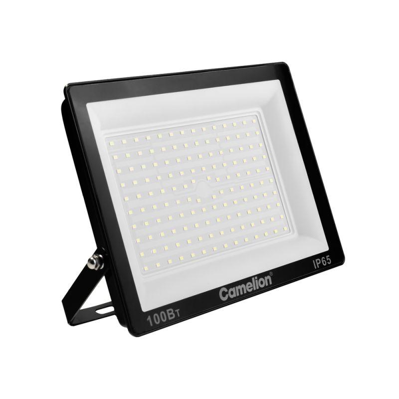 Прожектор светодиодный LFL-10004 C02 LED SMD 100Вт IP65 6500К 10000лм 230В 245х233.5Х31 черн. Camelion 16333 в интернет-магазине Рэмкабель