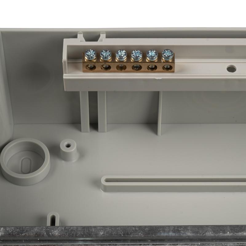 Бокс модульный накладной PDB/W 4012 GR (ЩРН-ПГ-12) IP65 пластик. Pro JazzWay 5072084 в интернет-магазине Рэмкабель