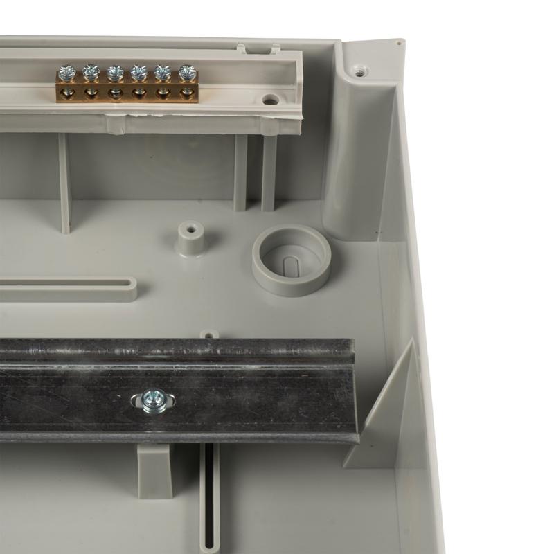 Бокс модульный накладной PDB/W 4024 GR (ЩРН-ПГ-24) IP65 пластик. Pro JazzWay 5072145 в интернет-магазине Рэмкабель