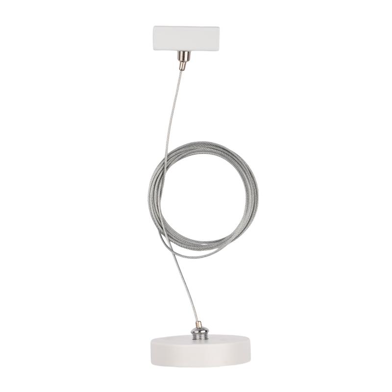 Подвес для шинопровода трехфазного 3P PTR S-2м WH Pro+ бел. JazzWay 5063945 в интернет-магазине Рэмкабель
