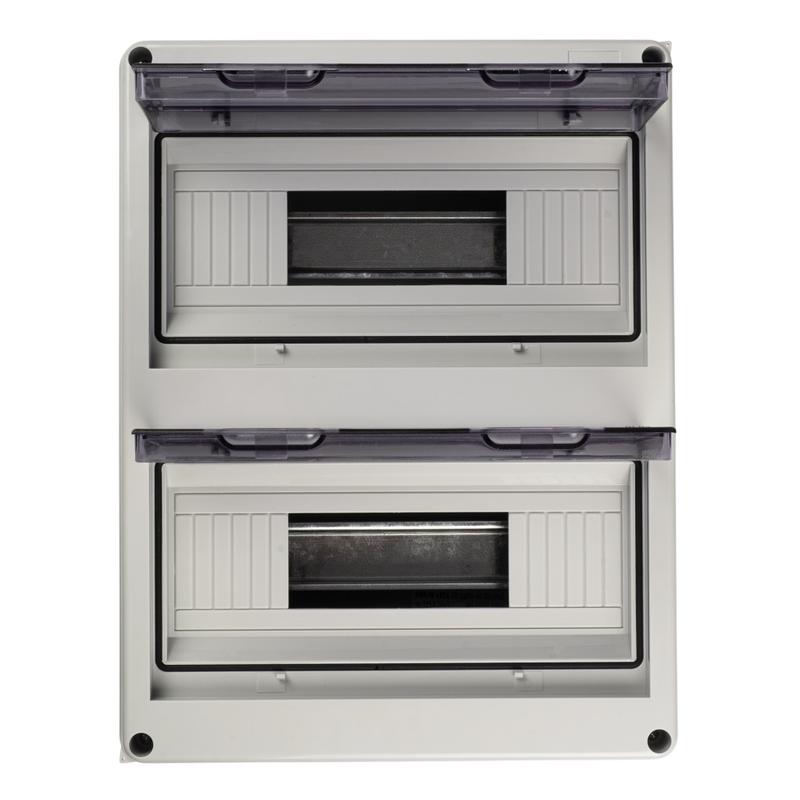 Бокс модульный накладной PDB/W 4024 GR (ЩРН-ПГ-24) IP65 пластик. Pro JazzWay 5072145 в интернет-магазине Рэмкабель