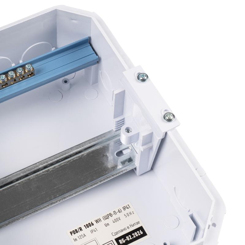 Бокс модульный встраив. PDB/R 1006 WH (ЩРВ-П- 6) IP41 пластик. Pro JazzWay 5071735 в интернет-магазине Рэмкабель
