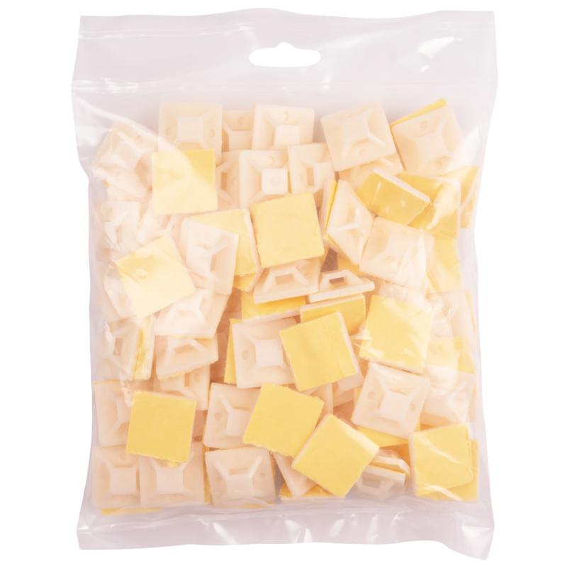 Площадка самоклеящаяся под хомуты PCP-SG 25х25-100WH PA6.6 бел. (уп.100шт) JazzWay 5055049 в интернет-магазине Рэмкабель