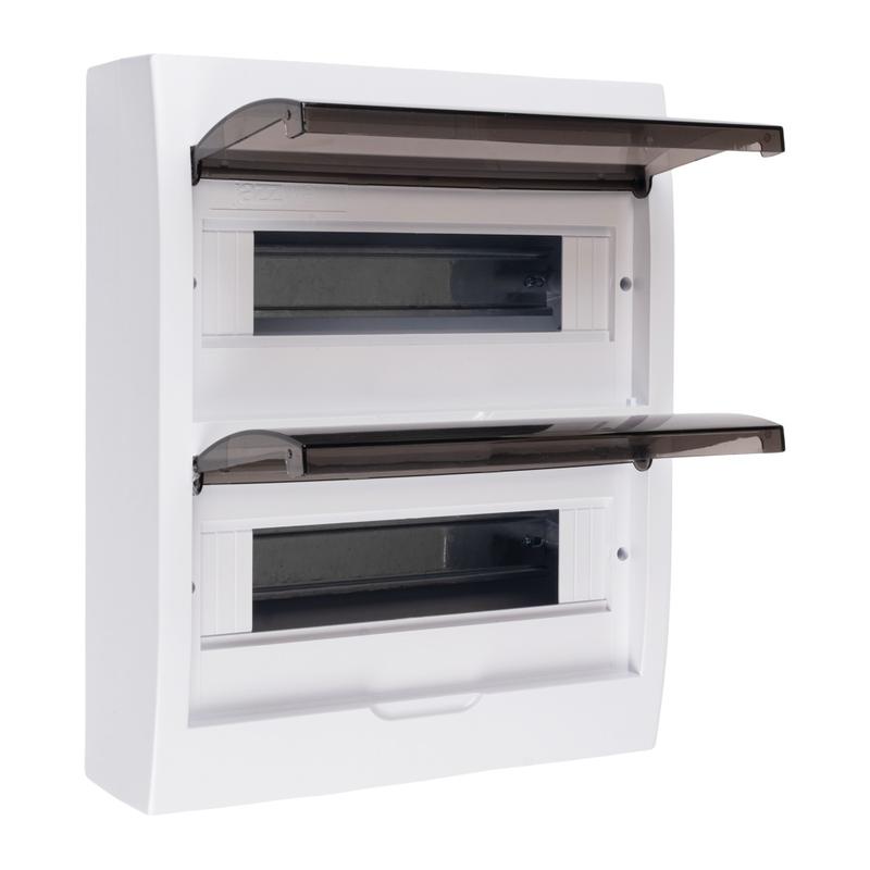 Бокс модульный накладной PDB/W 1024 WH (ЩРН-П-24) IP41 пластик. Pro JazzWay 5071698 в интернет-магазине Рэмкабель