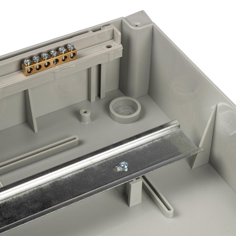 Бокс модульный накладной PDB/W 4024 GR (ЩРН-ПГ-24) IP65 пластик. Pro JazzWay 5072145 в интернет-магазине Рэмкабель