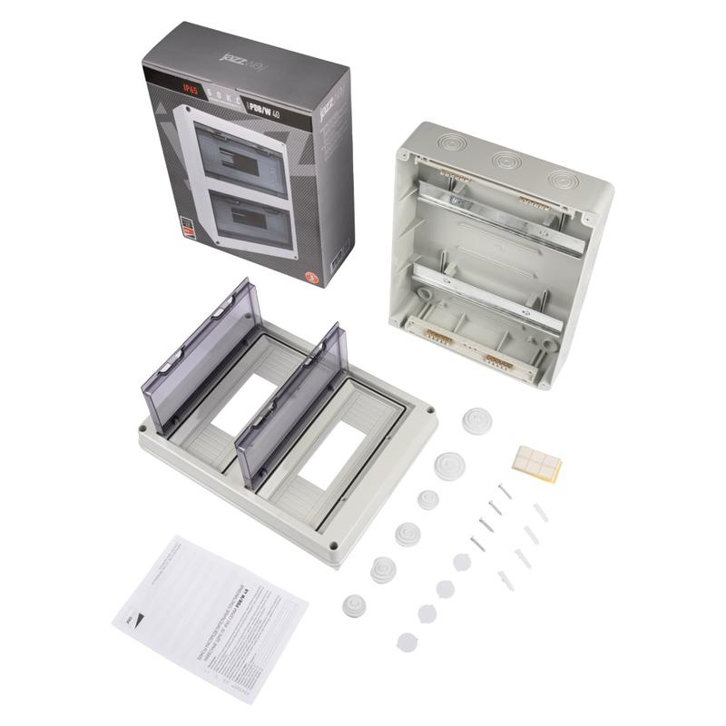 Бокс модульный накладной PDB/W 4024 GR (ЩРН-ПГ-24) IP65 пластик. Pro JazzWay 5072145 в интернет-магазине Рэмкабель