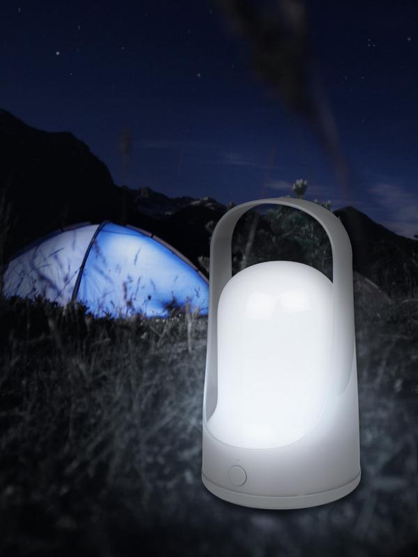 Фонарь светодиодный аккумуляторный кемпинговый Accu5-L60-gy 60SMDх0.5Вт 220/350/650лм 8000-9000К IP20 (Li-ion аккумулятор 3.7В 18650 3600мА.ч) диммер сер. JazzWay 5058323 в интернет-магазине Рэмкабель