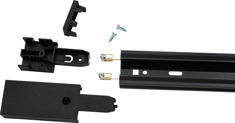Шинопровод PTR P 1M-BL черн. (пластик) 1м Pro JazzWay 5051997 в интернет-магазине Рэмкабель