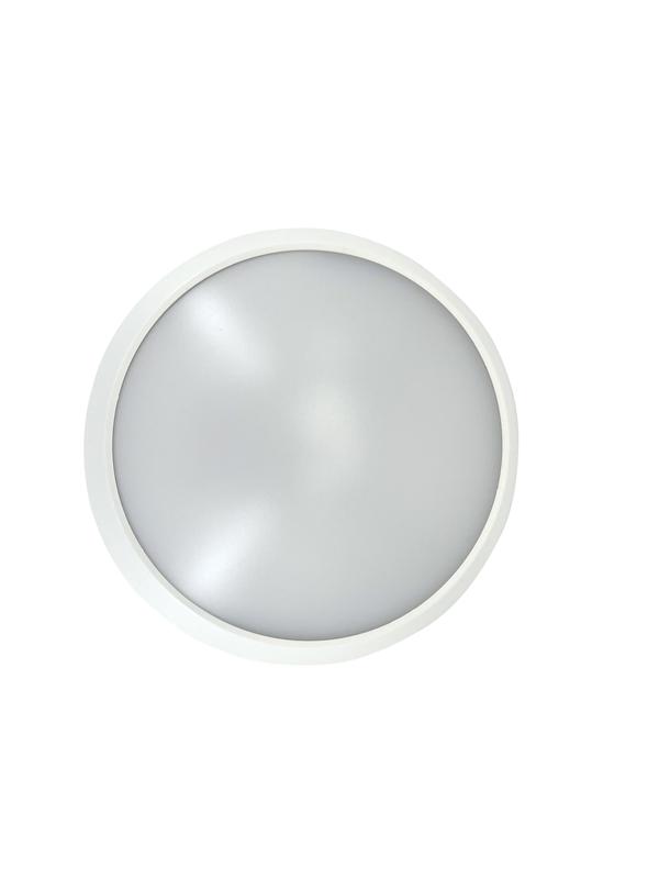 Светильник светодиодный WP 15 C 18W OP 840 D220 WH 220х80мм 18Вт 4000К IP65 ЖКХ круглый пылевлагозащ. бел. Русский Свет 15071524503 в интернет-магазине Рэмкабель