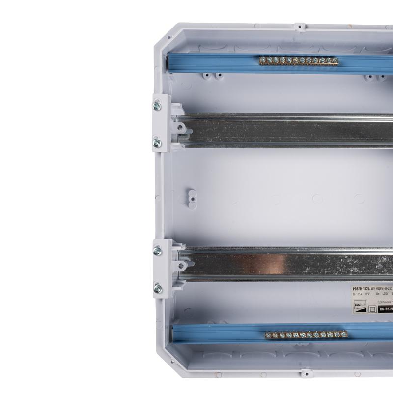 Бокс модульный встраив. PDB/R 1024 WH (ЩРВ-П-24) IP41 пластик. Pro JazzWay 5071773 в интернет-магазине Рэмкабель