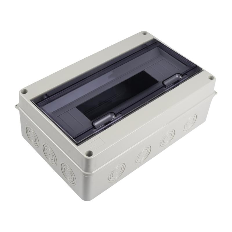 Бокс модульный накладной PDB/W 4015 GR (ЩРН-ПГ-15) IP65 пластик. Pro JazzWay 5072107 в интернет-магазине Рэмкабель