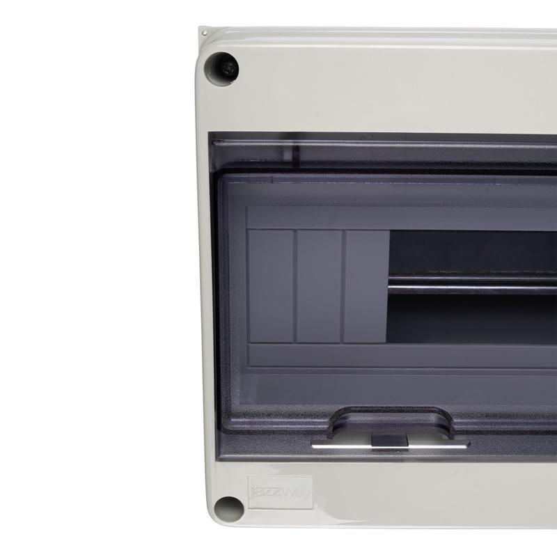 Бокс модульный накладной PDB/W 4015 GR (ЩРН-ПГ-15) IP65 пластик. Pro JazzWay 5072107 в интернет-магазине Рэмкабель